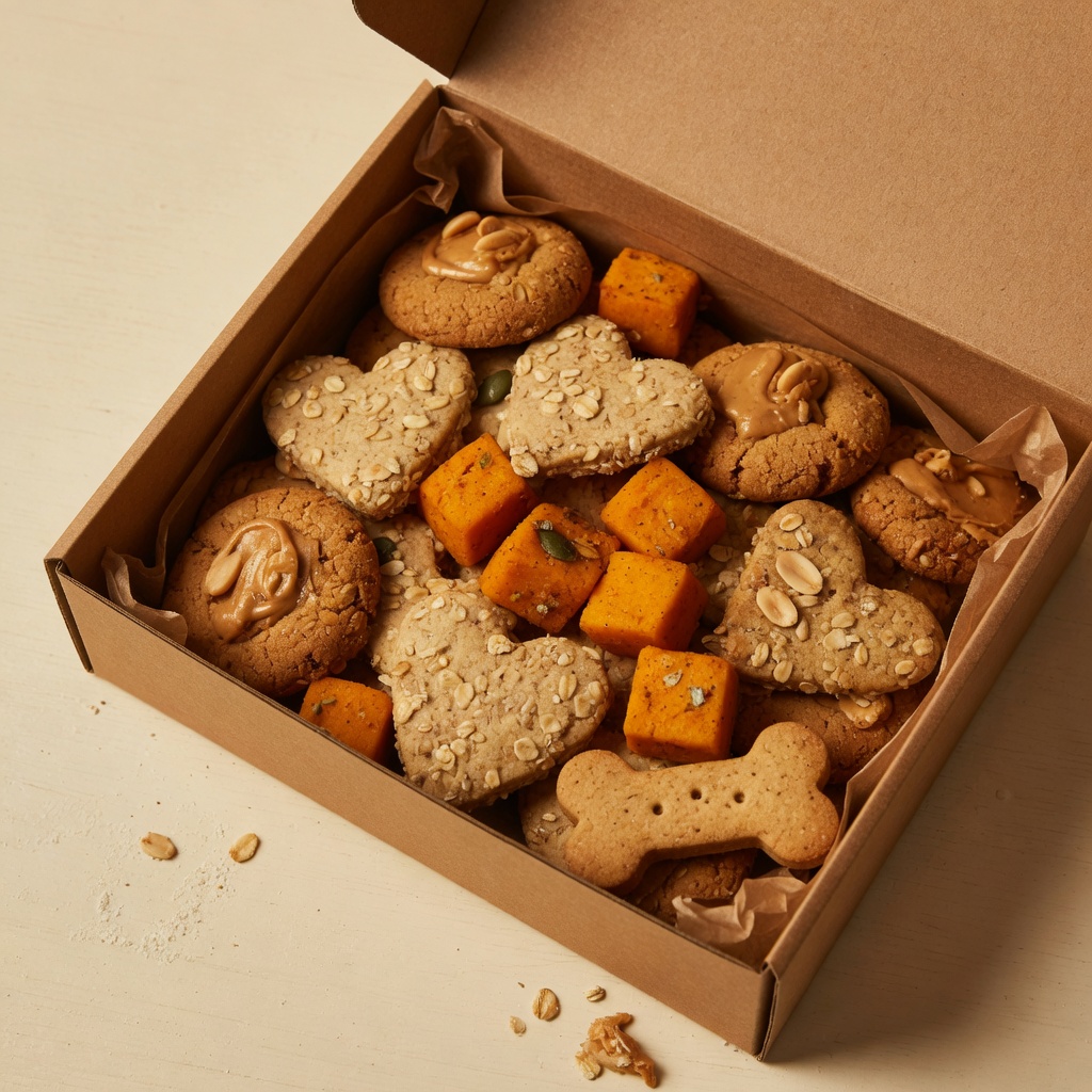 Caja de galletas Pup Fuel.